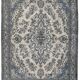 Classic Pattern Navy Blue Persian Rug, 311x402Cm