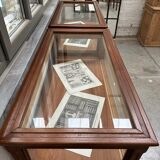 Pair of mahogany display cabinets from the 1960s