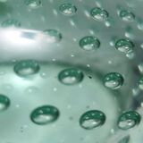 Aquamarine Bullicante Murano Glass Ashtray - Trinket Bowl