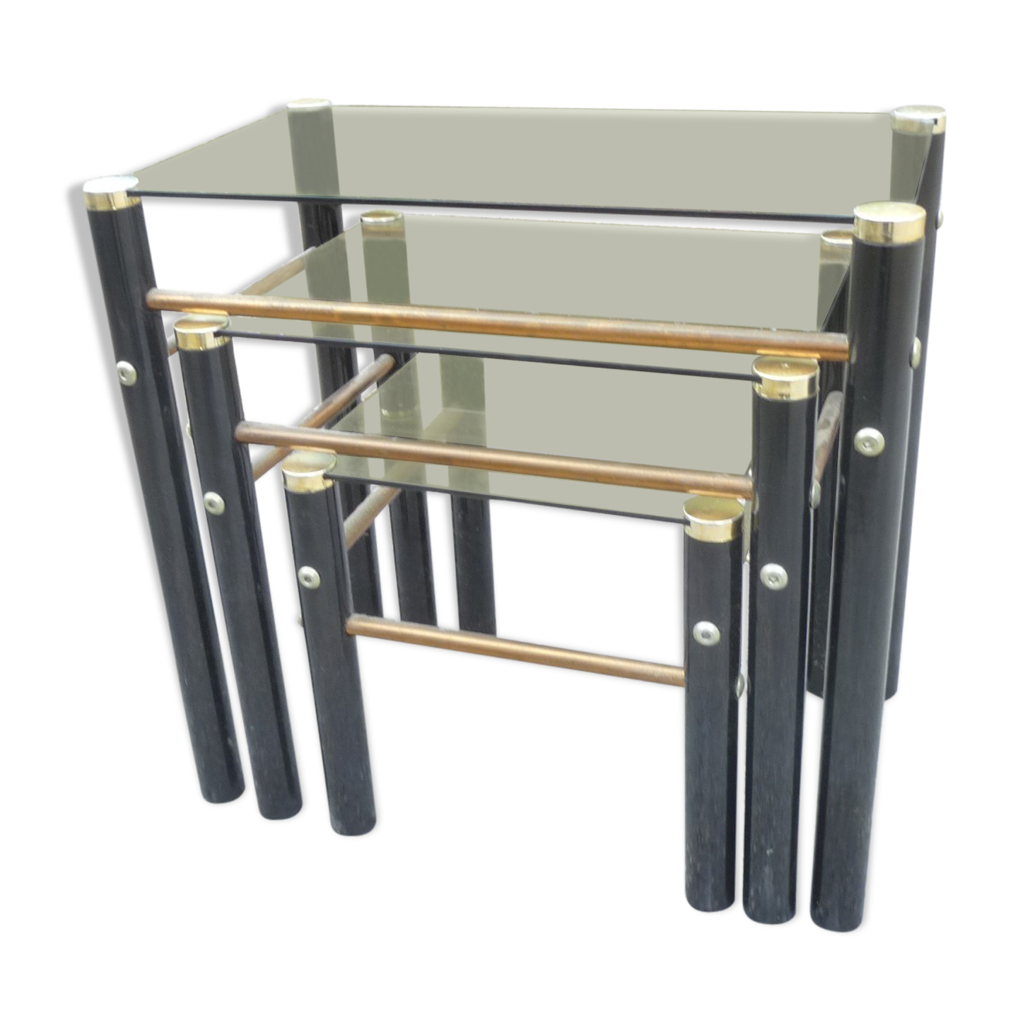 Series of vintage pull out tables