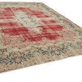 Hand-knotted persian antique 1970s 298 cm x 385 cm beige wool carpet