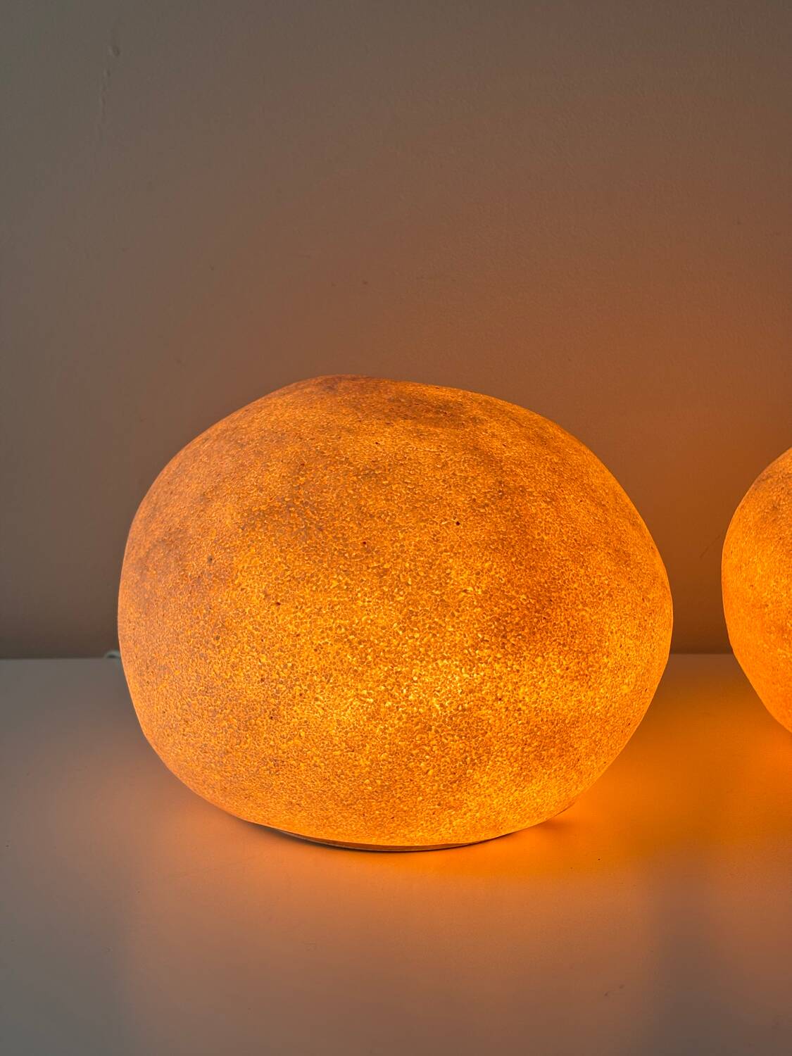 Lampes « caillou » André Cazenave