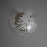 Vintage glass pendant light, Kamenický Šenov, 1970s.