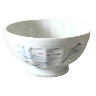 Petit bol blanc à motif  porcelaine Florance Limoges France