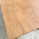 Large contemporary solid oak farmhouse table