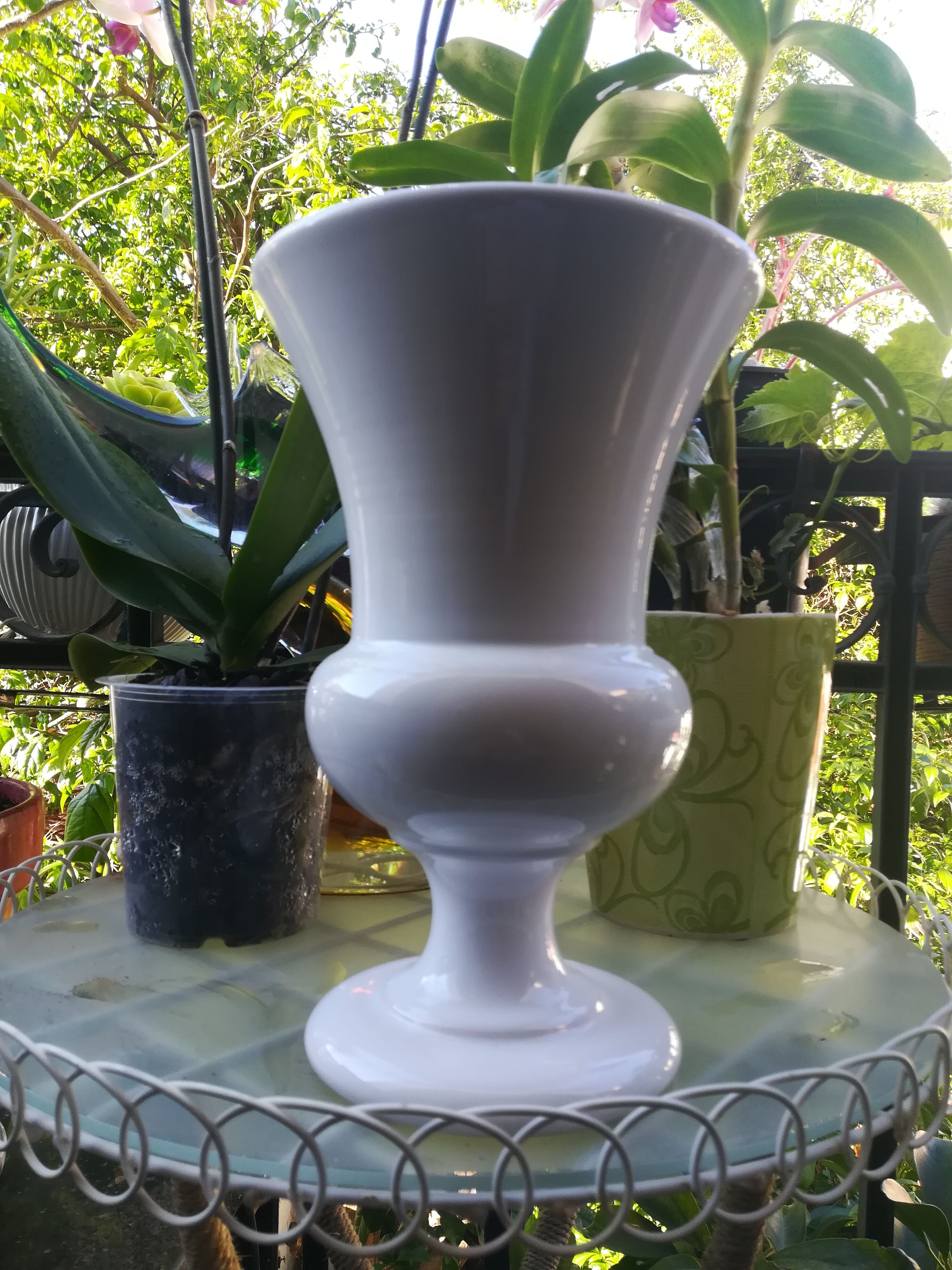 Pol Chambost White Vase