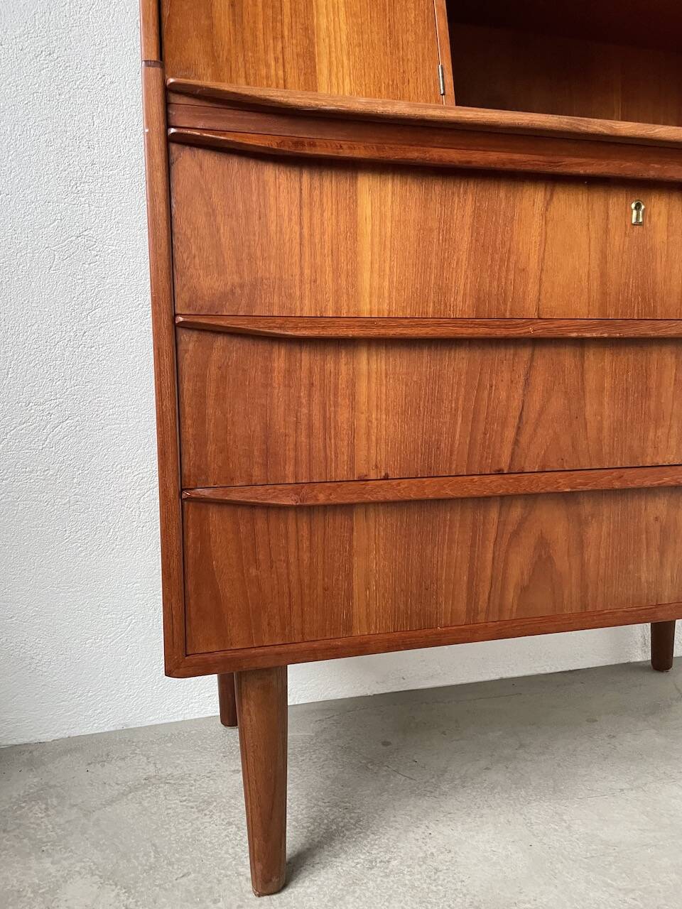 Danish teak secretary from the 60s