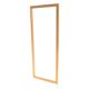 Scandinavian oak mirror, 127x50cm, Sweden, 1960
