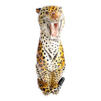 Ceramic cheetah statue from the 1970s.
