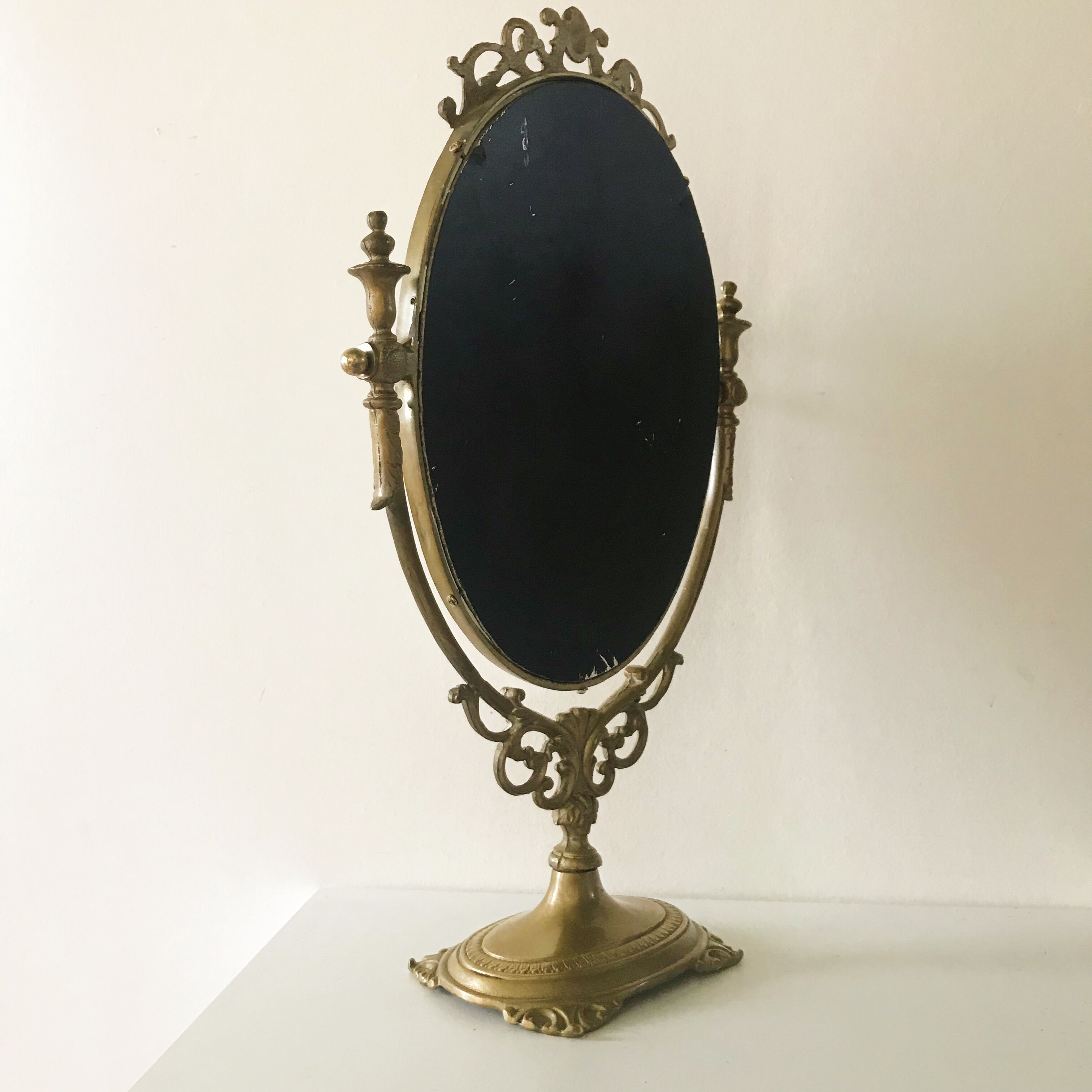 Vintage "psyche" mirror 30x48cm