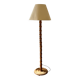 Lampadaire en bois tourné