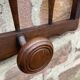 Coat hooks wall-mounted coat rack in rustic wood french coat rack 70s