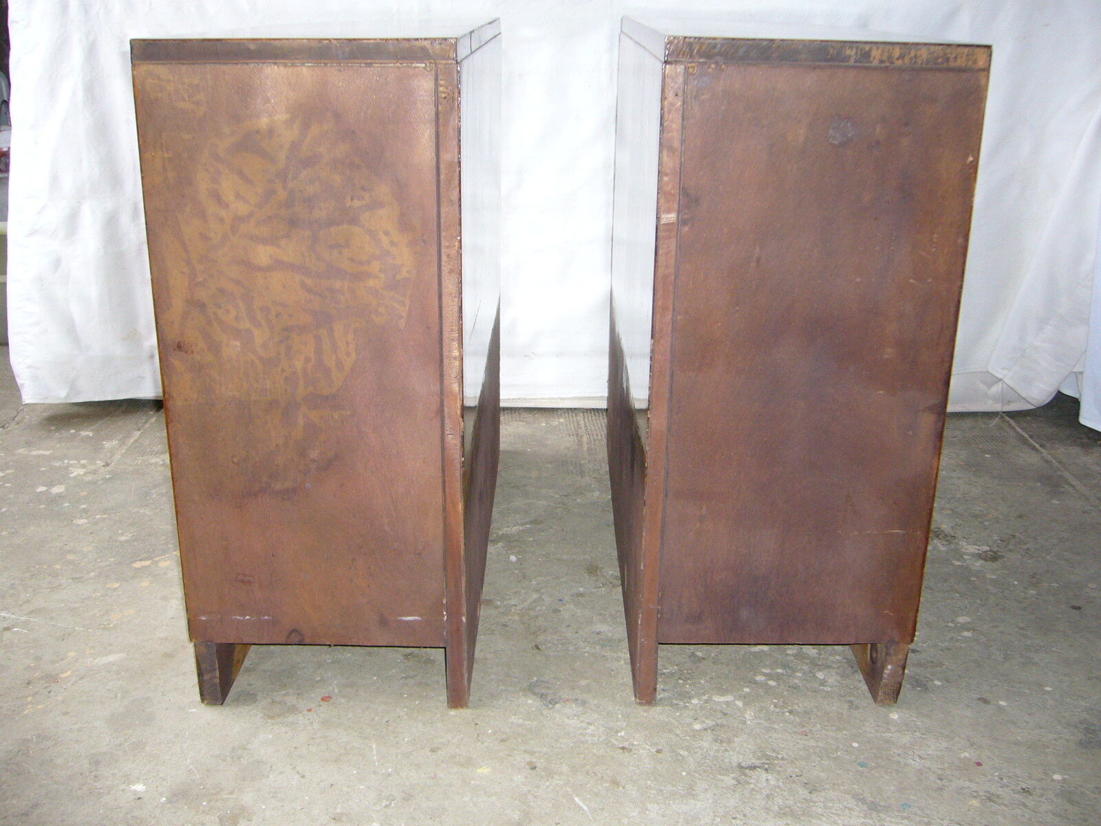 Paiir of art deco extra furniture, sofa ends