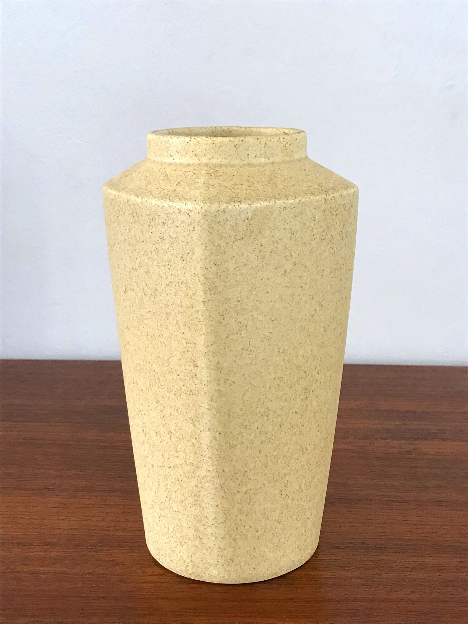 Vintage stoneware vase 70s