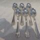 6 silver plated soup spoons Christofle Atlantide 20.7cm