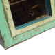 Miroir patine verte teck ancien r-r 29x49cm