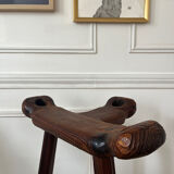 3 Spanish brutalist stools "Marbella" by Confonorm, from the 1970s.