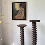 Oil painting of a naked woman