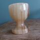 Alabaster onyx egg cup