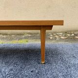 Coffee table with oak checkerboard top, 1960s