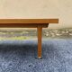 1960s oak checkerboard coffee table