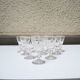 10 antique caton style crystal stemmed glasses h10 cm