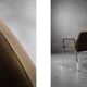 Mid-century modern brown German conference chair, made by Drabert, 1970.