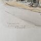 André Duculty (1912-1990) Watercolor on paper "Place de l'ormeau à Ramatuelle" Signed below