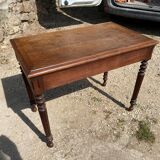Oak desk with 2 drawers, 97 x 58 cm