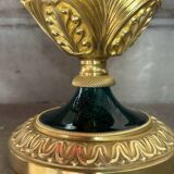 Porcelain and bronze vase
