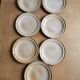 service of 7 vintage plates in Marais sandstone