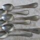 Six spoons, six forks, a ladle Christofle beaded style