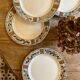 Set of 6 vintage flat plates model Elisabeth from HBCM