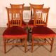Set of 4 Directoire period chairs.