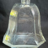 Vintage decanter with rectangular cap, flared shape