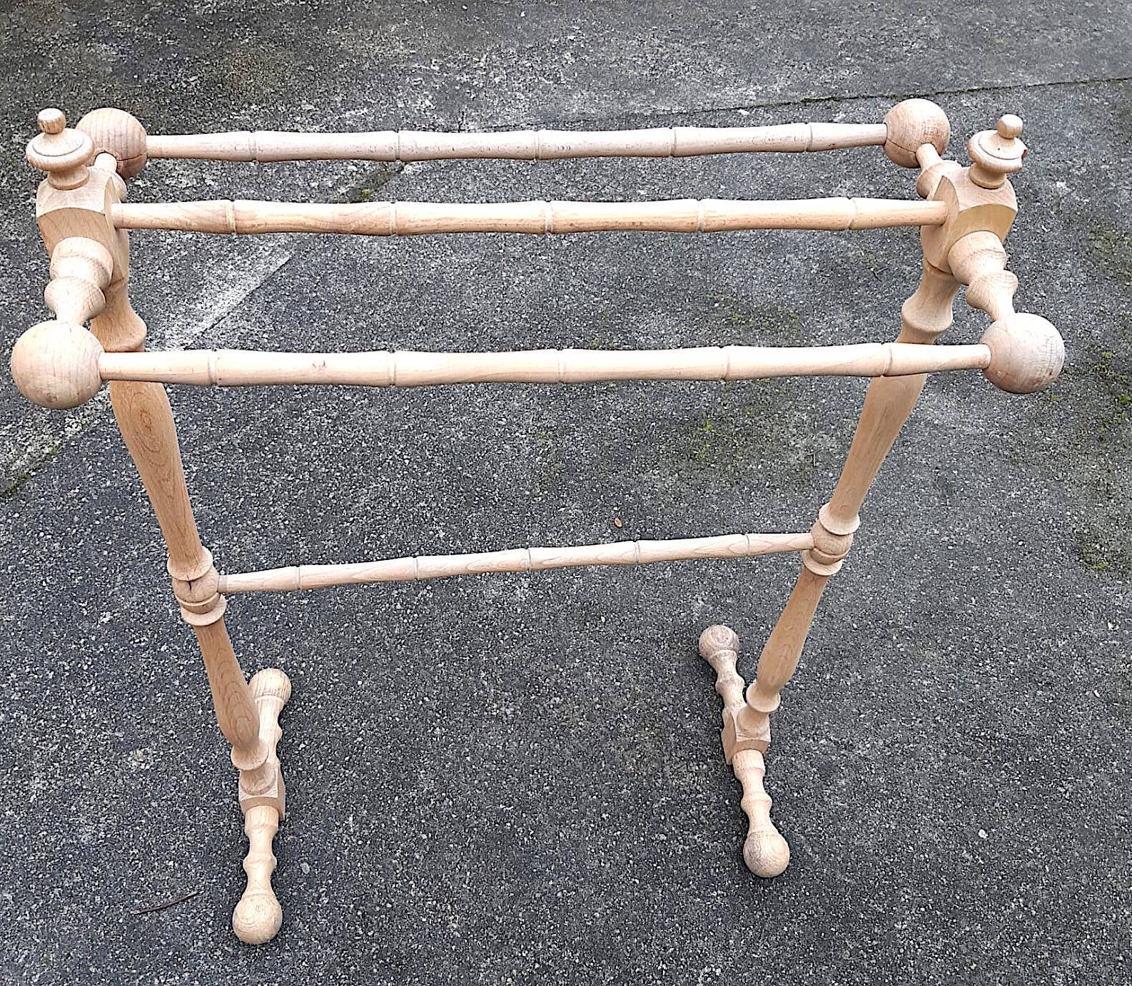 standing towel rack 1900 bamboo style