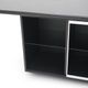 Black lacquered buffet by Giotto Stoppino for Acerbis, 1970s.
