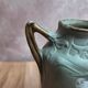 Vase Art nouveau Schäfer & Vater Jugendstil biscuit vert vers 1900