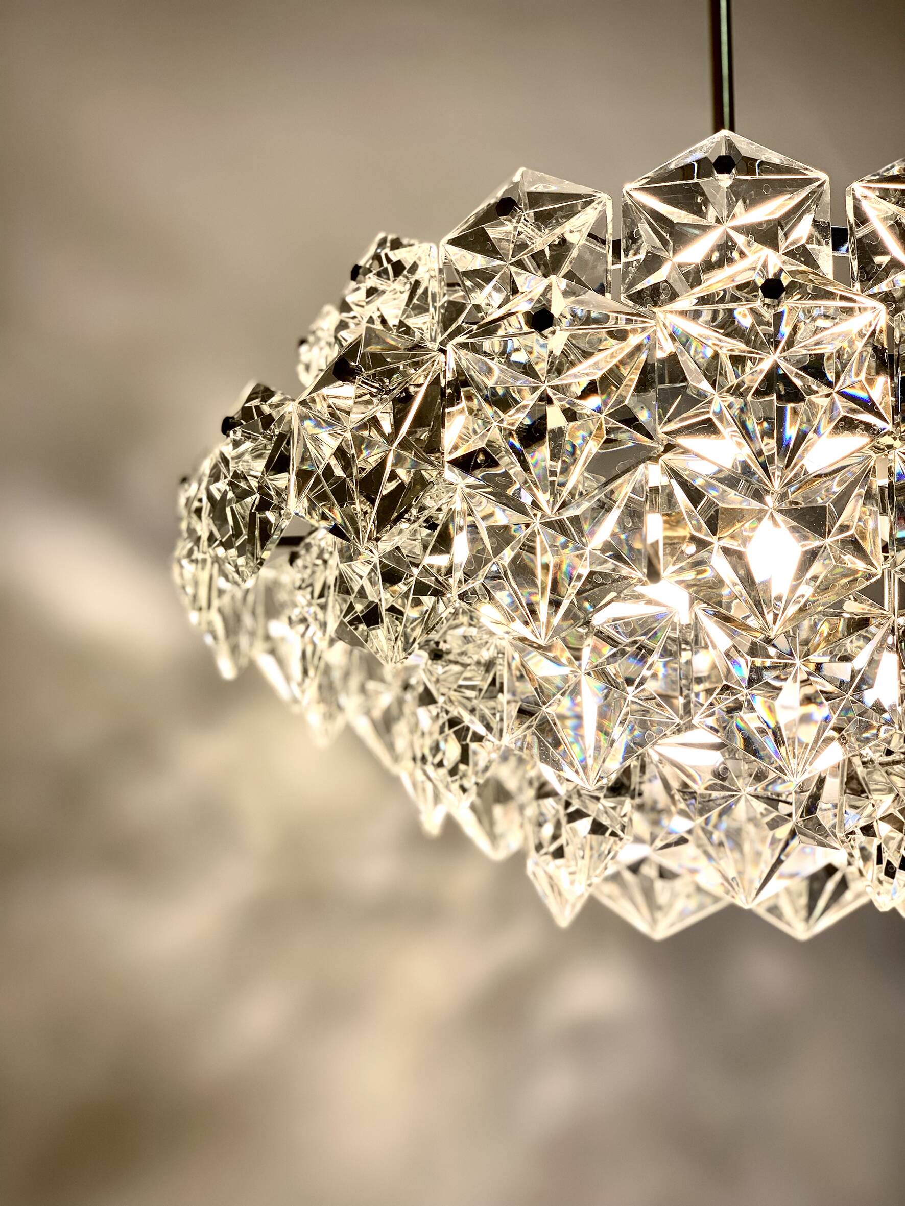 Kinkeldey 5-tier chandelier, 1960s