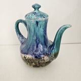 Coffee set (coffee maker + 12 cups) signed Morvan - Gaston Gaubier 70's