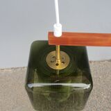 Scandinavian glass pendant lamp Carl Fagerlund for Orrefors