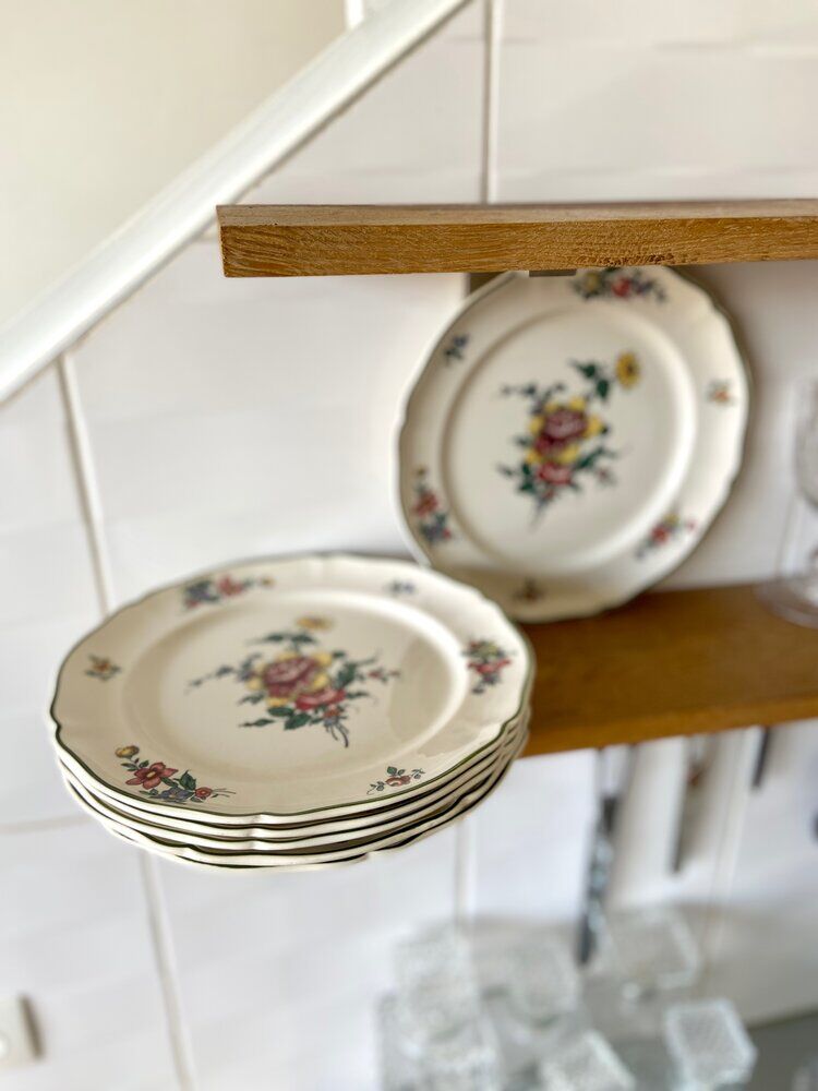 6 porcelain plates Villeroy & Boch