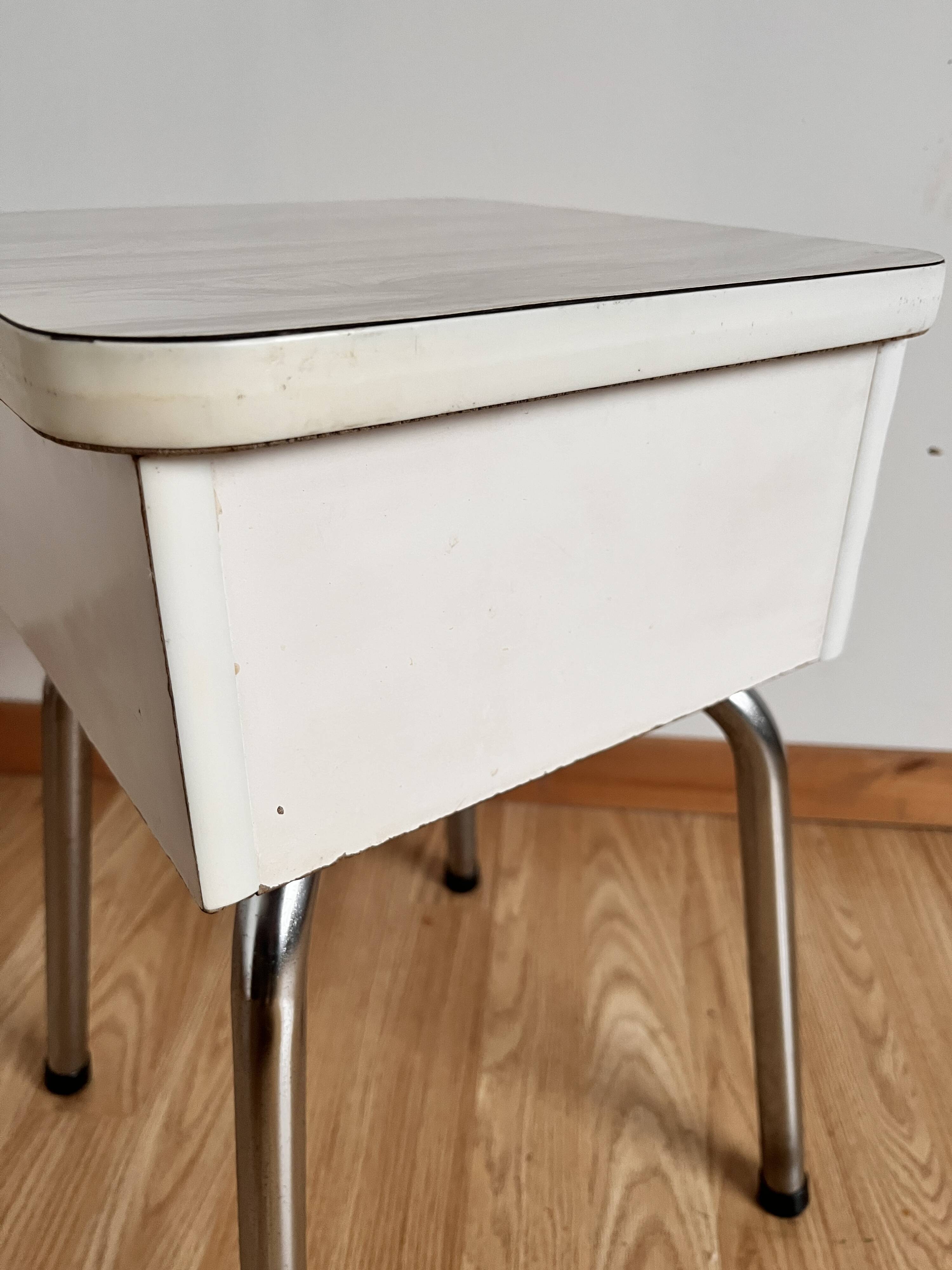 Formica storage stool
