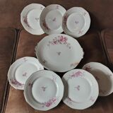 Service à dessert en porcelaine