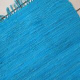 Handmade indian vintage carpet 61cm x 125cm 1980s, 1c564