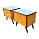 Set of 2 vintage bedside tables, 1960s