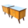 Set of 2 vintage bedside tables, 1960s