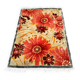 Vintage wool and silk rug – Large flowers. 1970s.