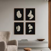 4 abstract giclee prints, set of four, A3