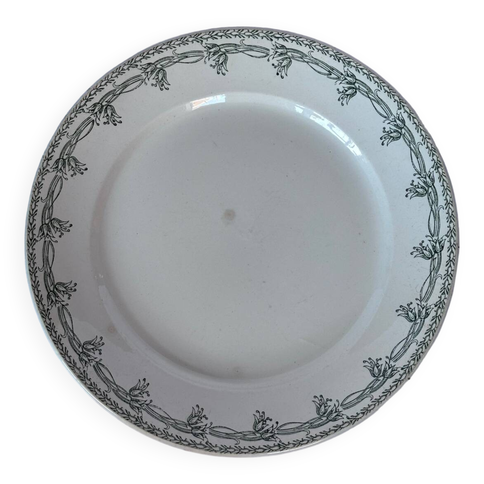 Saint Amand iron earth serving dish